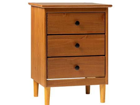 Classic 3 Drawer Solid Wood Nightstand Discount