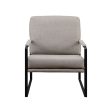 Contemporary Square Metal Frame Accent Chair Online Hot Sale