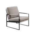 Contemporary Square Metal Frame Accent Chair Online Hot Sale