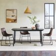 Mid-Century Modern Dining Table With Trestle Base For Discount