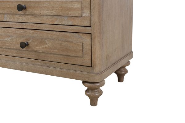 3 Drawer Nightstand - Sand on Sale