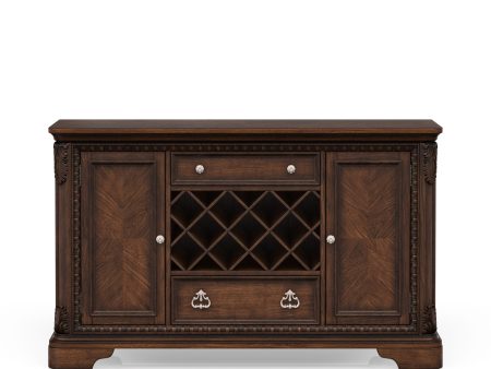 Traditional Server - Mahogany Supply