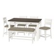 Velvety - 6 Piece Gathering Dining Set Online Sale