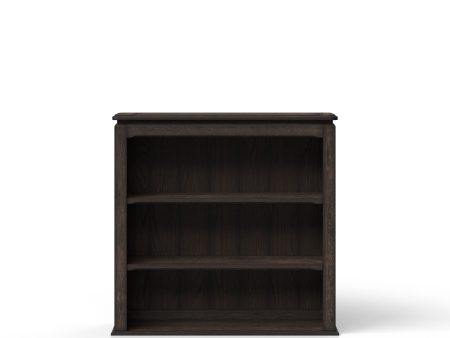 Two Shelf Bookcase Hutch - Chocolate Fashion