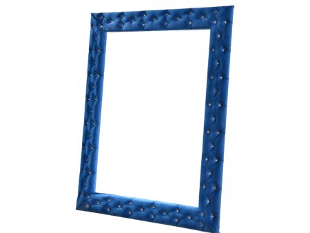 Dante - Velvet Floor Mirror - Blue Sale