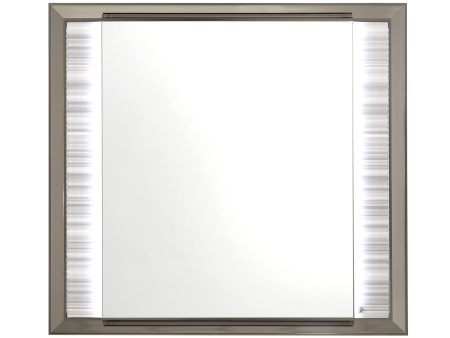 Star - Mirror With LED - White on Sale