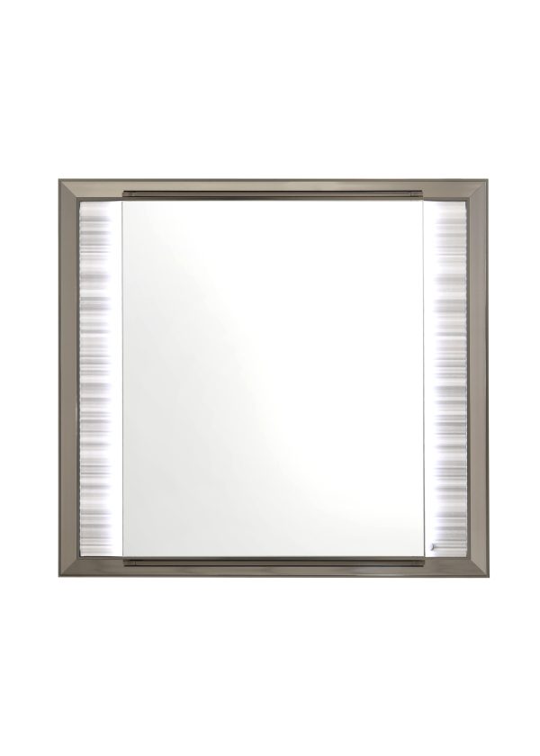 Star - Mirror With LED - White on Sale