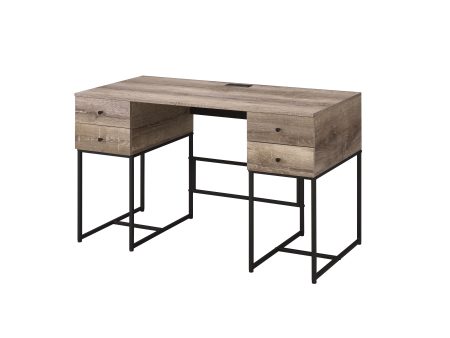 Desirre - Wirting Desk With USB Port - Oak For Sale