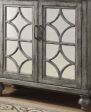 Velika - Weathered Console Table - Gray Supply