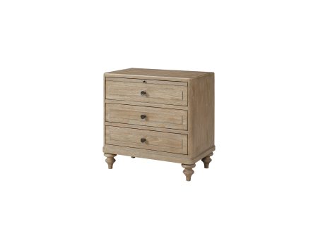 3 Drawer Nightstand - Sand on Sale