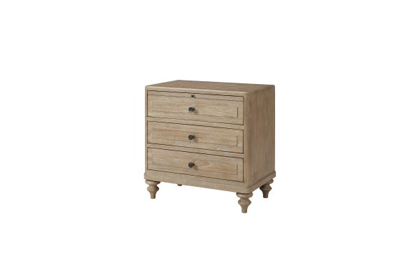 3 Drawer Nightstand - Sand on Sale